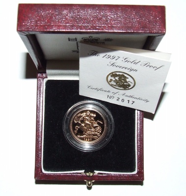 (image for) 1997 Gold Proof Sovereign